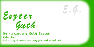 eszter guth business card